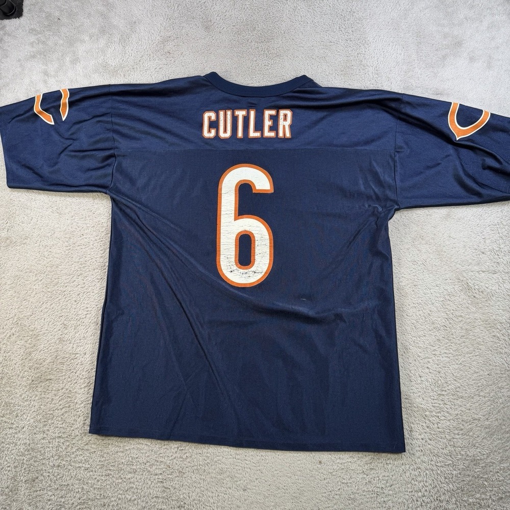 Chicago Bears Jay Cutler Jersey Mens XL Navy #6 NFL Team Apparel
